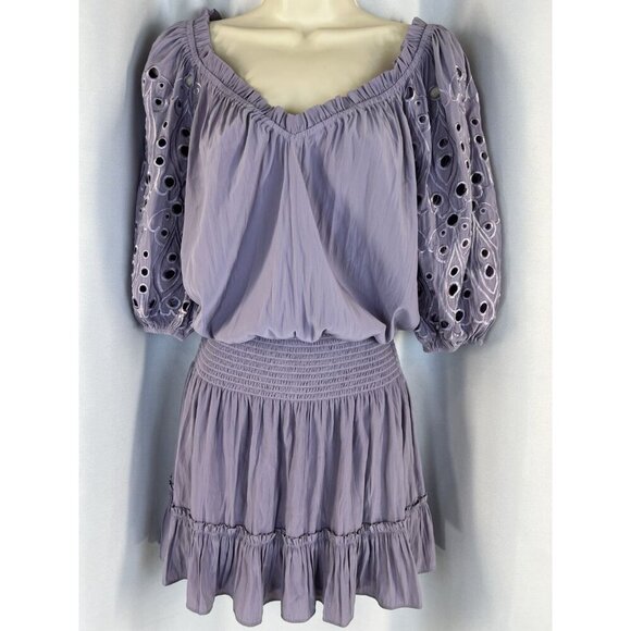 NWT Ramy Brook Yao Mini Dress in Lavendar $495 - Picture 2 of 13